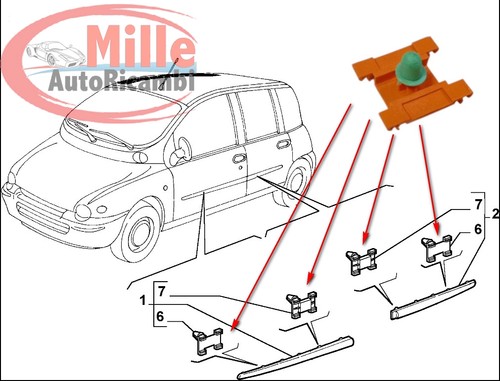 Kit mollette molla per fiat - kit,