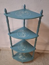 Etagere angolare laccato con - ,