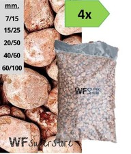 Ciottoli di marmo Rosso Verona - 4 sacchi da 25 kg - sassi rossi giardino