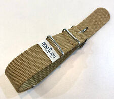 Cinturino Orologio MORELLATO  Tessuto NYLON militare marrone chiaro 18 20 22