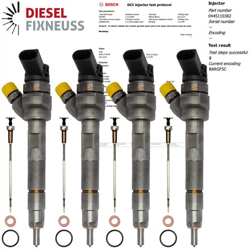 Iniettori bmw 0445110382 - 4x,