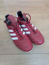 Scarpe da calcio uomo Adidas Kaiser 5 FG rosse taglia 8,5 buone condizioni
