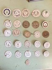 QUADRANTI IN SMALTO X OROLOGIO DA TASCA  - Antichi e USATI Conservati Rari