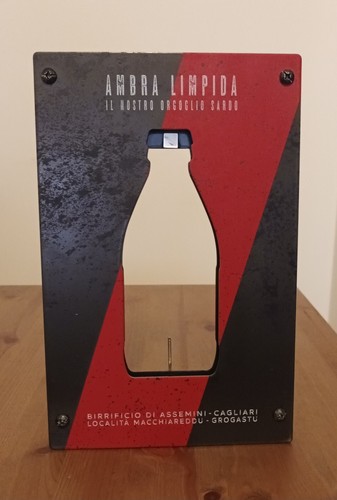 Espositore birra ichnusa ambra - espositore,