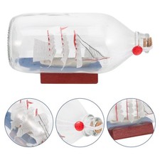  Bottiglie Vetro Decorative