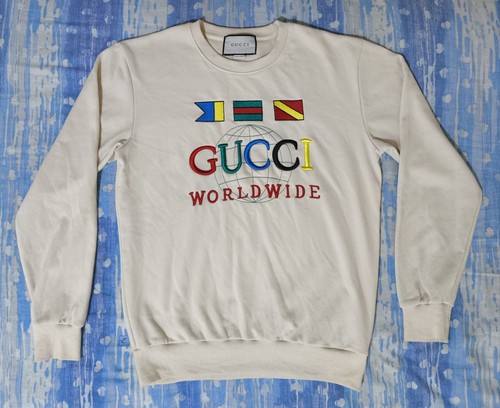 Felpa gucci edizione worldwide - gucci,