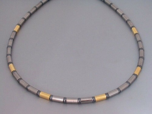 Collana titanio collier in - collana,