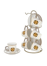 Montemaggi Domus Set 6 Tazzine Caffè con Appendino