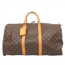 5Oc2580 Louis Vuitton Boston Borsa Keepall Bandouliere 50 M41416 Marrone Usato Uomo