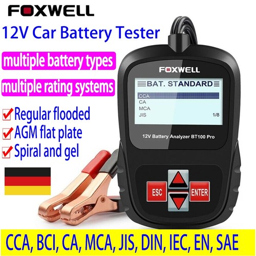 Foxwell bt100 pro tester - bt100, di