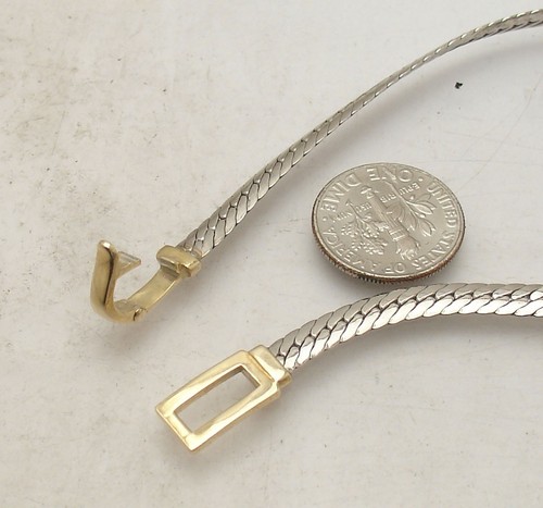 Bracciale serpente piatto con - bracciale,