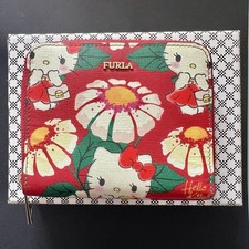 Petit portefeuille en cuir Furla Sanrio Hello Kitty rouge Toni Rubi 2018