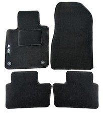 TAPPETINI AUTO DUE CLIP COMPATIBILI PER JUKE TAPPETI SAGOMATI IN MOQUETTE LOGO