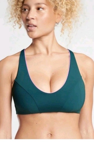 Top bikini athleta colorblock - top,