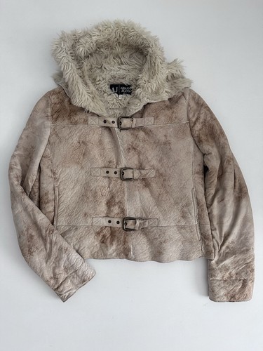Giacca shearling aviatore