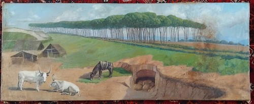 Quadro campagna romana - quadro,