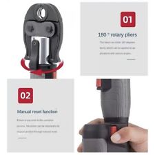 Mini Crimpatrice per tubi a batteria per sistema di tubazioni per raccordi in rame e multistrato,