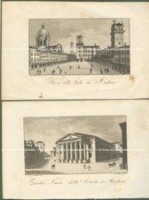 Coppia di tavole dall'opera