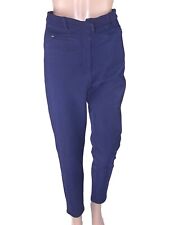 Giorgio Kauten Pantalone Blu Donna 42 W28 Eu38 Medium Stretch Slim Fit Classico
