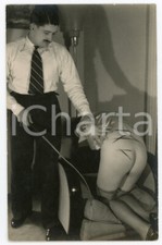 1940 ca VINTAGE EROTIC BDSM Spanking woman on knees - Marks (2) Photo 9x14 cm