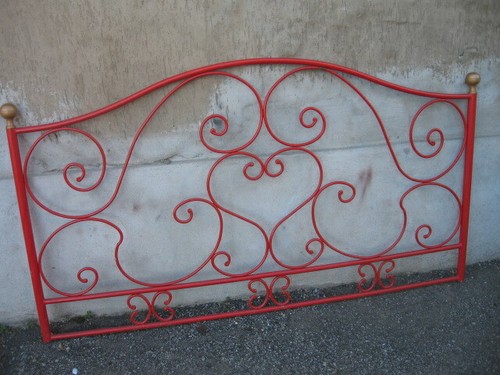 Testata letto ferro laccata - letto,