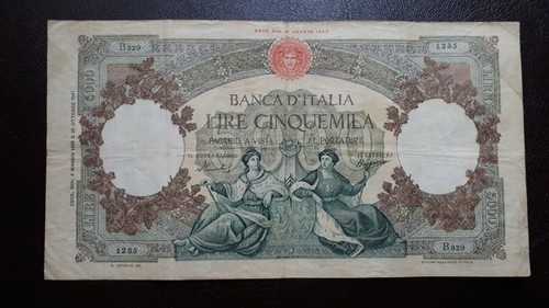 Banconota lire 5000 - banconota,