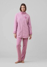 NOI DI NOTTE Vestaglia Donna Lunga Sciallata Pile ART. GE002999