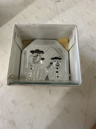 Pupazzo neve vetro set - pupazzo,