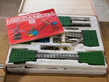 IL COSTRUTTORE MECCANICO N.6 BRAL- GIOCO COSTRUZIONI MECCANO IN METALLO VINTAGE