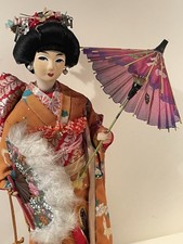 Bambola vintage Geisha Giapponese Japan Old Doll