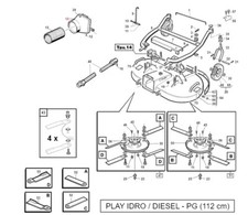Convogliatore trattorino modelli PLAYGREEN ORIGINALE GIANNI FERRARI 95006000001