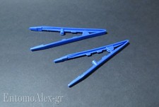 pinzette plastica 12cm 2x BLUE