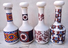 BOTTIGLIE N. 4 ANNI '70 BELLISSIME DECORATIVE VINTAGE COLLEZIONISMO