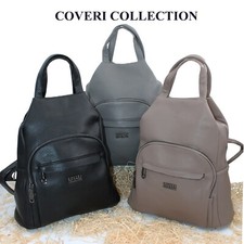Zaino donna COVERI Borsa zainetto a Sacco  zip comodo  0215