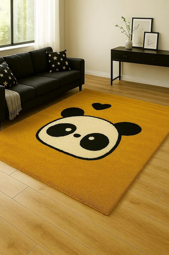 Tappeto panda trapuntato - trapuntato, a