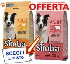 Monge SIMBA 20 kg  Manzo / Pollo  - Crocchette per CANI Adulti - OFFERTA