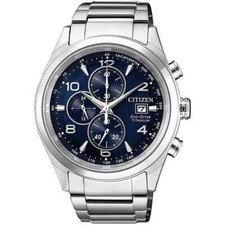 CITIZEN OROLOGIO Da UOMO ECO-DRIVE Carica Solare CRONOGRAFO TITANIO CA0650-82L