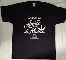 Maglietta "io sono un Amico di Maria" unisex, taglia  S - XL, nero - verde bott.