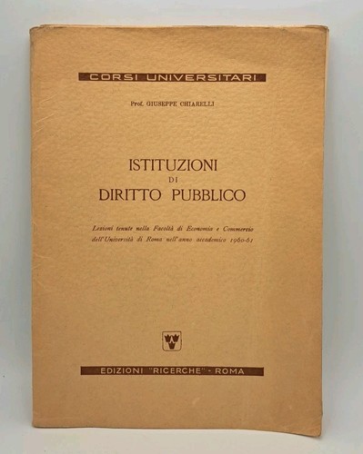 Istituzioni diritto - di,