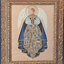 Angelo dell'amore lavanda e