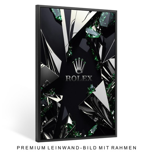 Quadro rolex argento - quadro,