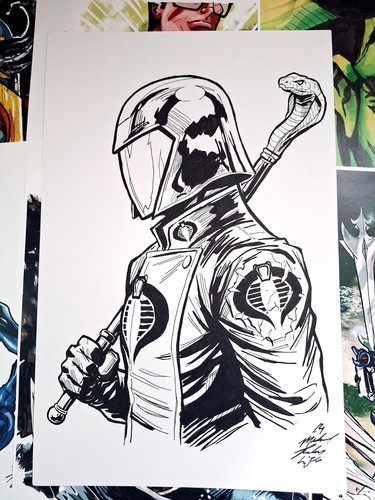 Cobra commander 11x17 - commander, arte