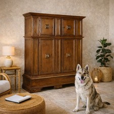 Credenza Antica Doppio Corpo