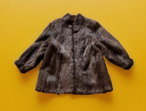 Cappotto pelliccia castoro