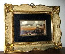 QUADRO LUCIO CARGNEL firmato dipinto olio metà 900 con Cornice coeva - vintage