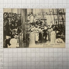 Antica Cartolina Postale Forte Dei Marmi Lucca Benedizione Veliero Clamira