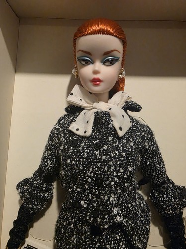 Tuta tweed bianco - tuta, nero