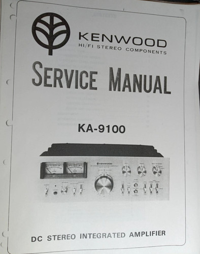 Kenwood 9100 amplificatore - ka-9100,