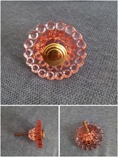 Vintage Pomello in vetro  Rosa Rosato