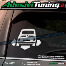 Adesivo Down&Out Fiat 126